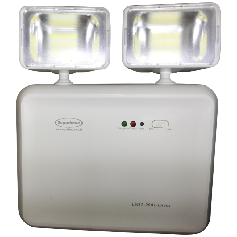LUMINARIA EMERGENCIA LED 2 FAROIS 2200 LUMENS Extinbras