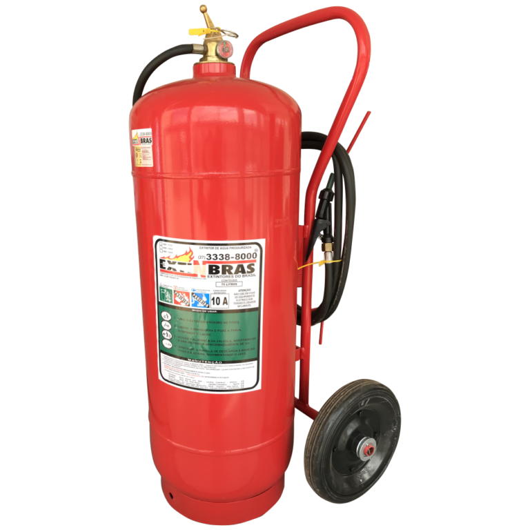 EXTINTOR CO2 10KG 5BC TIPO CARRETA – Extinbras